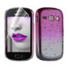 Samsung Galaxy Fame S6810 Hard Back Cover Rain Drops - Magenta OEM